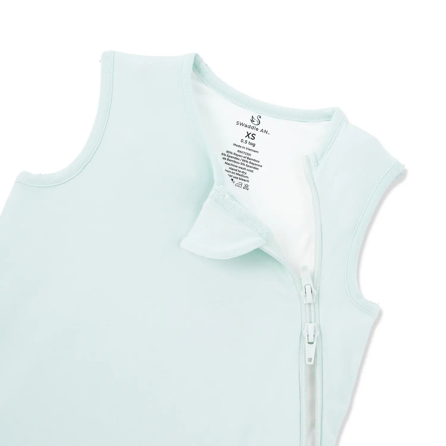Bamboo Sleep Sack 0.5 TOG in Mint - Aaria Tees Aaria Tees