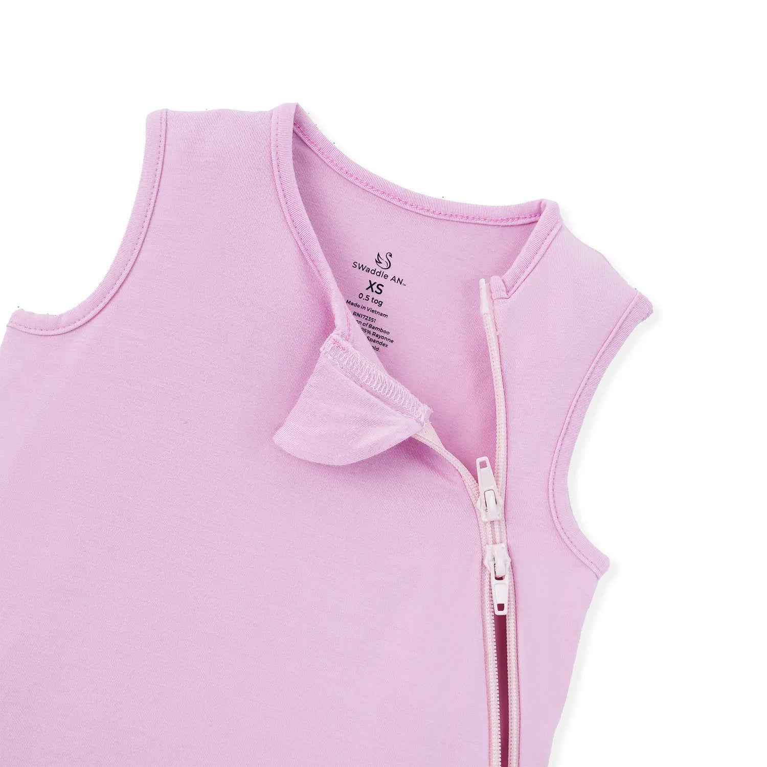 Bamboo Sleep Sack 0.5 TOG in Pink Tint - Aaria Tees Aaria Tees