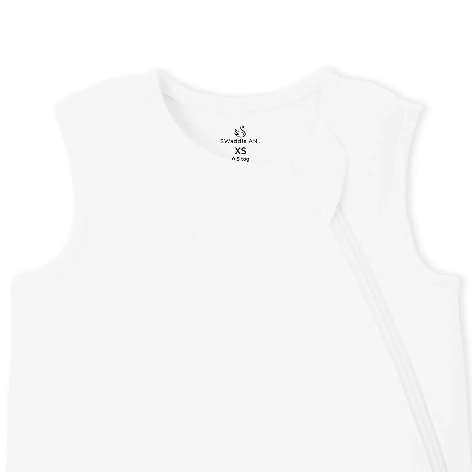 Bamboo Sleep Sack 0.5 TOG in White - Aaria Tees Aaria Tees