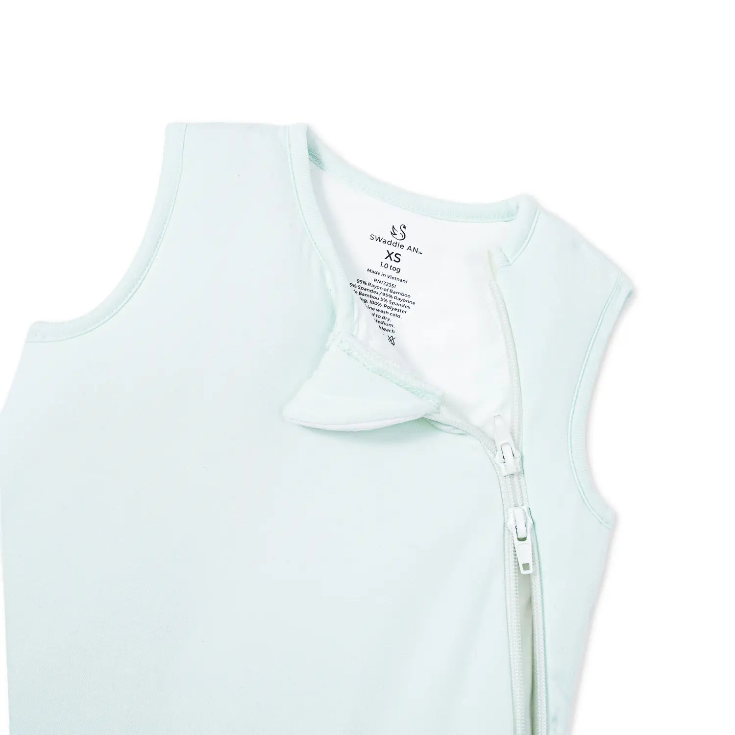 Bamboo Sleep Sack 1.0 TOG in Mint - Aaria Tees Aaria Tees