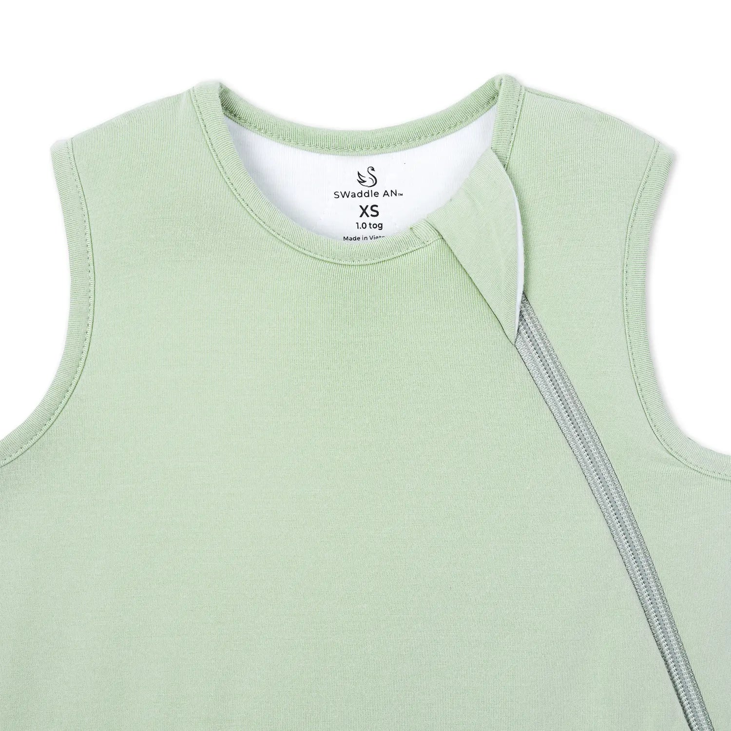Bamboo Sleep Sack 1.0 TOG in Sage Green - Aaria Tees Aaria Tees