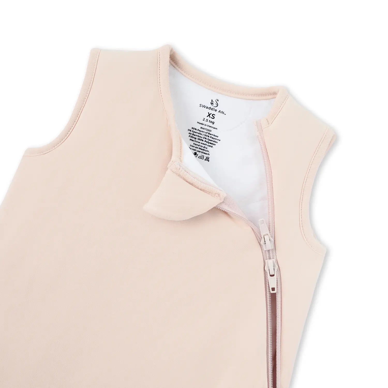 Bamboo Sleep Sack 2.5 TOG in Sand - Aaria Tees Aaria Tees