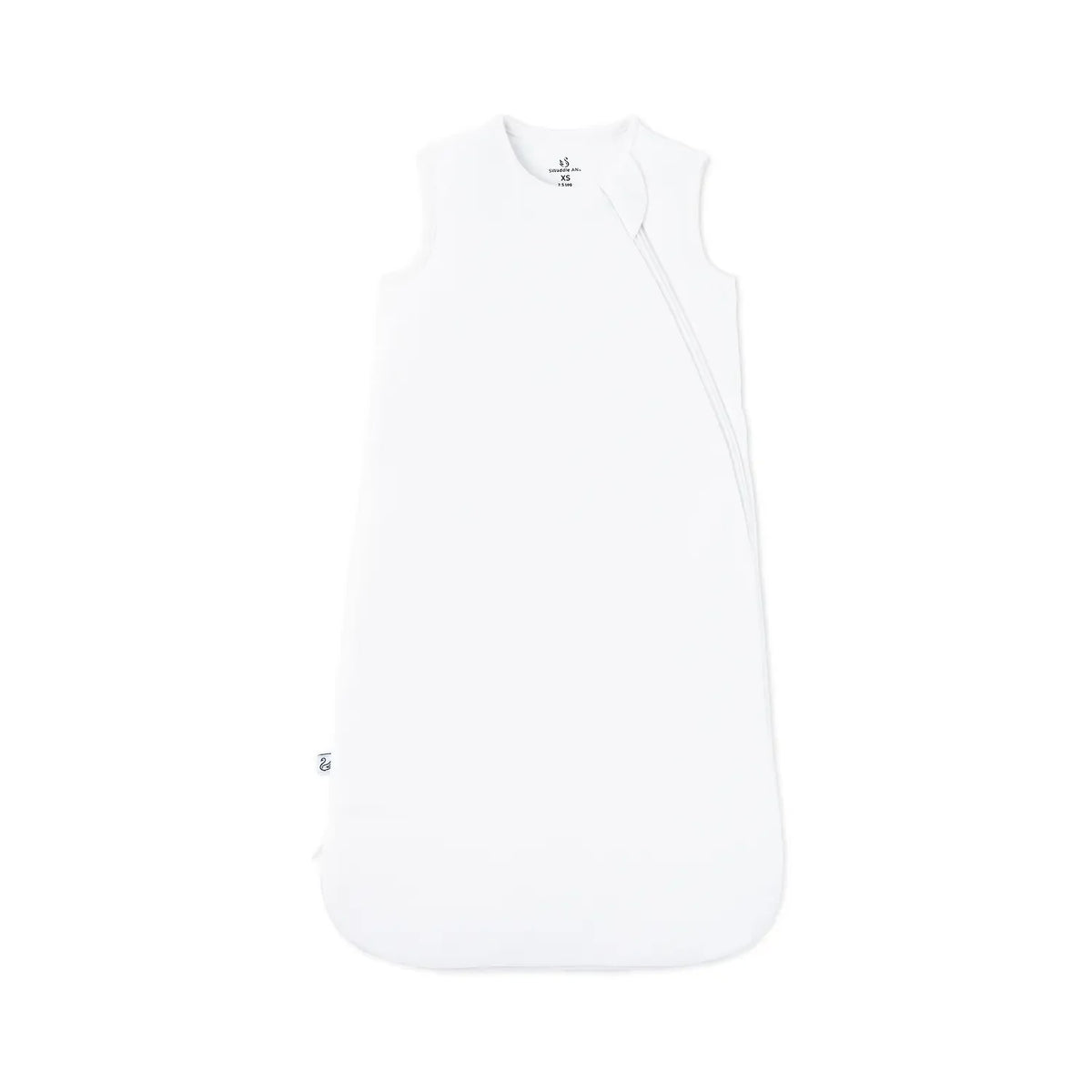 Bamboo Sleep Sack 2.5 TOG in White - Aaria Tees