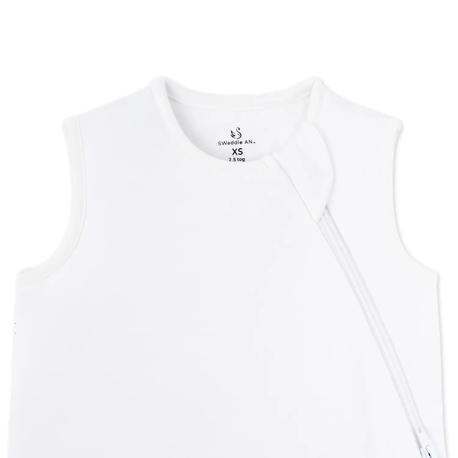 Bamboo Sleep Sack 2.5 TOG in White - Aaria Tees Aaria Tees