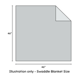 Bamboo Swaddle Blankets in Sand - Aaria Tees Aaria Tees