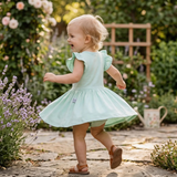 Twirl Bodysuit Dress in Mint - Aaria Tees Aaria Tees