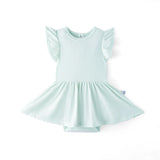 Twirl Bodysuit Dress in Mint - Aaria Tees Aaria Tees