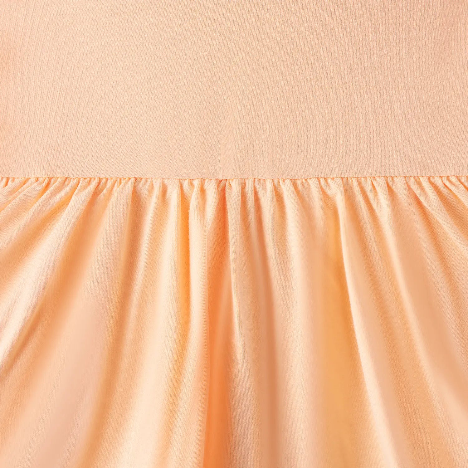Twirl Bodysuit Dress in Peach Fuzz - Aaria Tees Aaria Tees