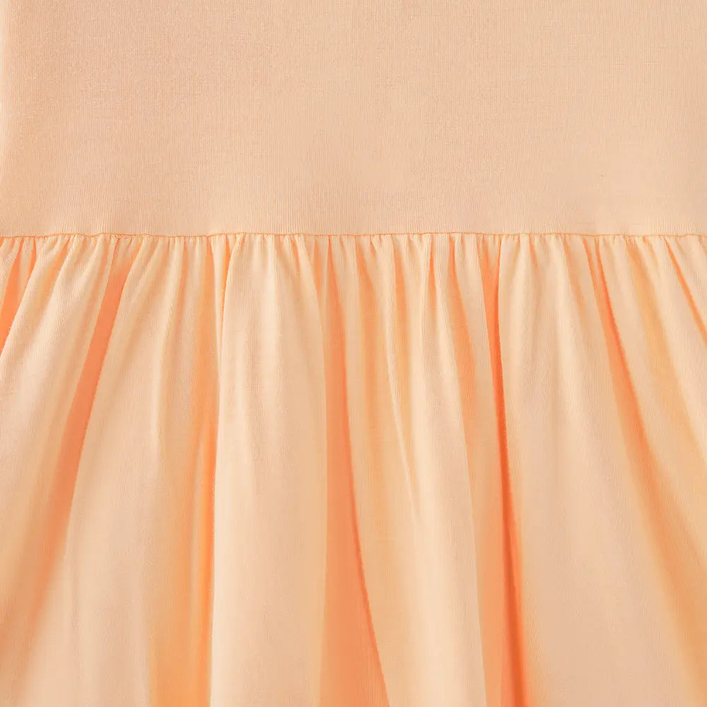 Twirl Dress in Peach Fuzz - Aaria Tees Aaria Tees