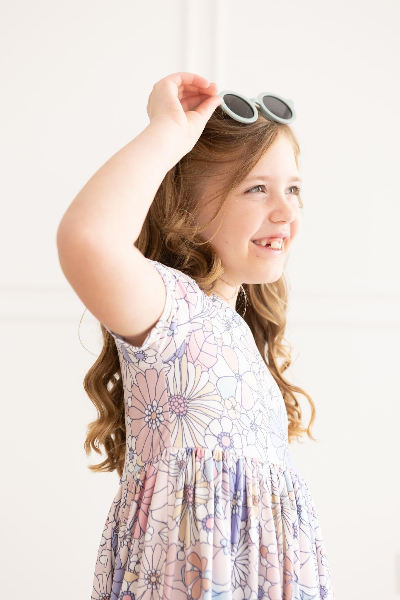 Sweet Escape Floral S/S Pocket Twirl Dress - Aaria Tees Aaria Tees