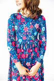 Sweet Gardenia L/S Pocket Twirl Dress - Aaria Tees Aaria Tees