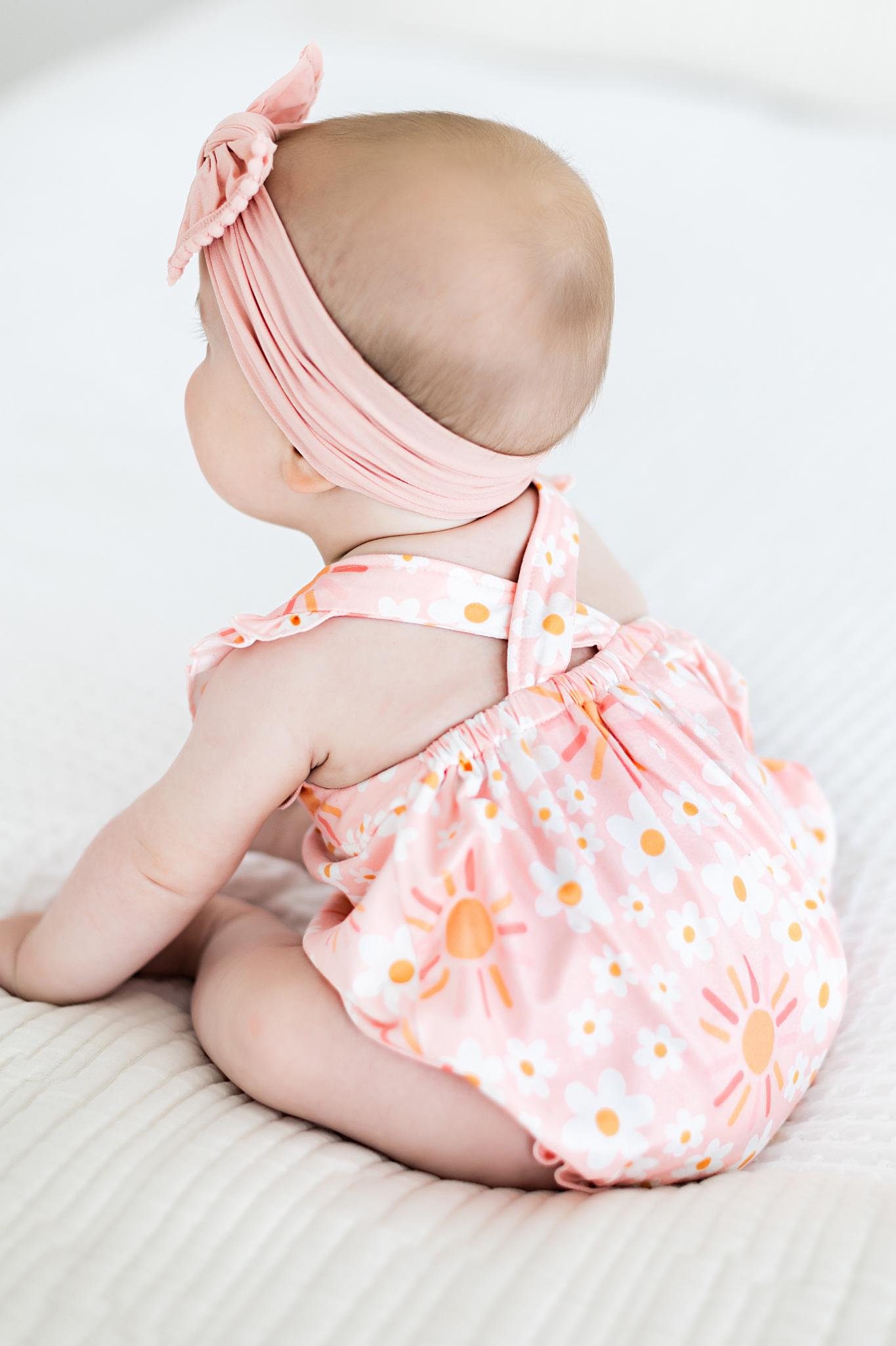 Sweet & Sunny Ruffle Cross Back Romper - Aaria Tees Aaria Tees
