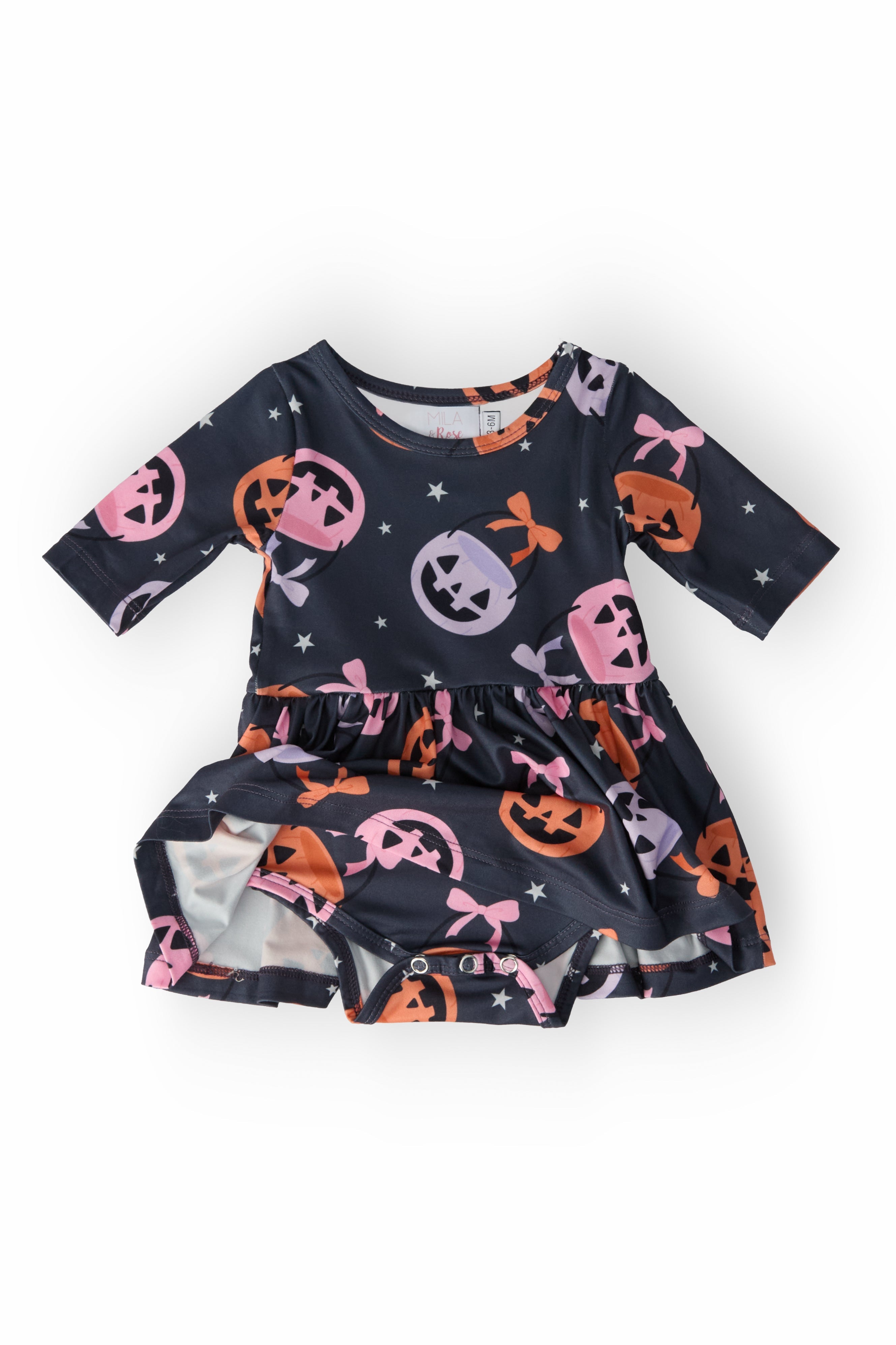 Sweet Tooth 3/4 Sleeve Twirl Bodysuit - Aaria Tees Aaria Tees