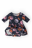 Sweet Tooth 3/4 Sleeve Twirl Bodysuit - Aaria Tees Aaria Tees