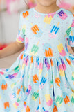 Sweet Treat S/S Pocket Twirl Dress - Aaria Tees Aaria Tees