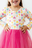 Sweetheart L/S Tutu Dress - Aaria Tees Aaria Tees