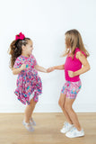 Sweetheart Scribble S/S Pocket Twirl Dress - Aaria Tees Aaria Tees