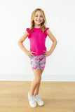 Sweetheart Scribbles Twirl Shorts - Aaria Tees Aaria Tees
