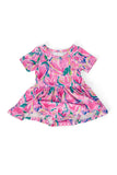 Sweetheart Scribbles S/S Twirl Bodysuit - Aaria Tees Aaria Tees