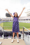 TCU Plaid Frog Flutter Twirl Dress - Aaria Tees Aaria Tees