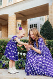 TCU Purple Frog Flutter Twirl Dress - Aaria Tees Aaria Tees