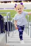 TCU Purple Frog Leggings - Aaria Tees Aaria Tees