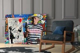 Banksy's Picasso Glass Wall Art || Designer Collection Aaria Tees