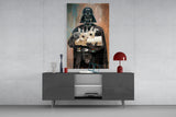 Crisis of the Dark Side Glass Wall Art || Designer Collection Aaria Tees