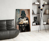 Crisis of the Dark Side Glass Wall Art || Designer Collection Aaria Tees