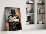 Crisis of the Dark Side Glass Wall Art || Designer Collection Aaria Tees