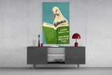 Seagull Science Glass Wall Art || Designer Collection Aaria Tees