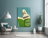 Seagull Science Glass Wall Art || Designer Collection Aaria Tees