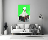 Educated Seagull Glass Wall Art || Designer Collection Aaria Tees