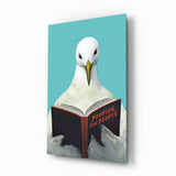 Wise Seagull Glass Wall Art || Designer Collection Aaria Tees