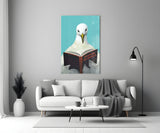Wise Seagull Glass Wall Art || Designer Collection Aaria Tees