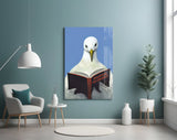 Wise Seagull Glass Wall Art || Designer Collection Aaria Tees