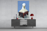 Wise Seagull Glass Wall Art || Designer Collection Aaria Tees