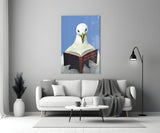 Wise Seagull Glass Wall Art || Designer Collection Aaria Tees