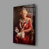 The Queen's Secret Glass Wall Art || Designer Collection Aaria Tees