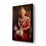 The Queen's Secret Glass Wall Art || Designer Collection Aaria Tees