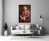 The Queen's Secret Glass Wall Art || Designer Collection Aaria Tees