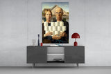 American Nightmare Glass Wall Art || Designer Collection Aaria Tees