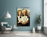 American Nightmare Glass Wall Art || Designer Collection Aaria Tees