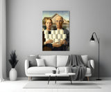 American Nightmare Glass Wall Art || Designer Collection Aaria Tees