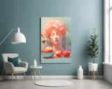 Apple Elegance Glass Wall Art || Designer Collection Aaria Tees