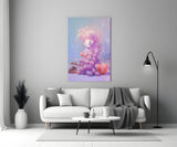 Grape Goddess Glass Wall Art || Designer Collection Aaria Tees