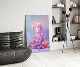 Grape Goddess Glass Wall Art || Designer Collection Aaria Tees