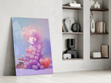 Grape Goddess Glass Wall Art || Designer Collection Aaria Tees