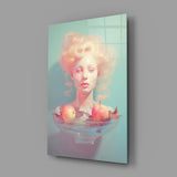 Apple Tranquility Glass Wall Art || Designer Collection Aaria Tees