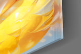 Lemony Dreams Glass Wall Art || Designer Collection Aaria Tees